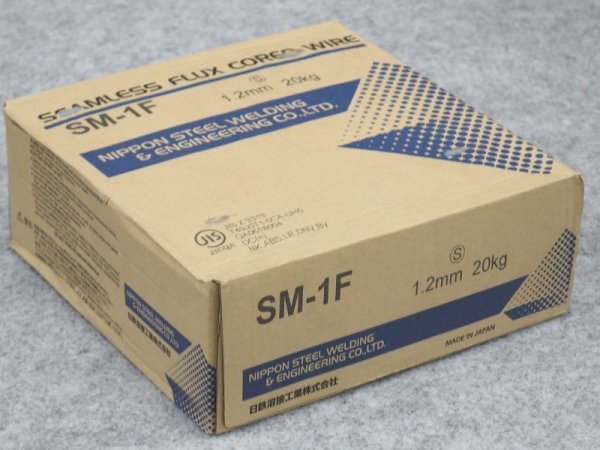 画像1: マグ材料(フラックス入りワイヤ) SM-1F  1.2mm-20kg 日鉄溶接工業 (1)