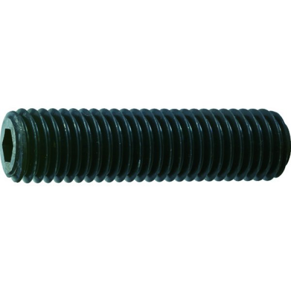 画像1: TRUSCO 六角穴付止めねじ 平先 黒染め M14×15 10本入 B63-1415 [116-2630]  (1)