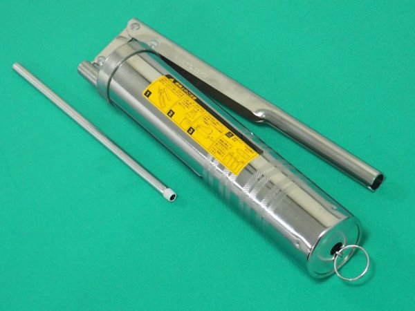 グリースガン ハンド式 チャックノズル付 カートリッジ専用