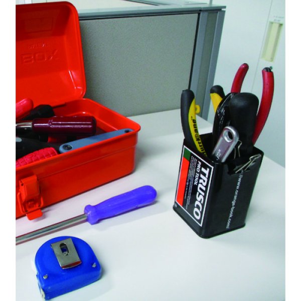 画像3: TRUSCO ペンスタンド(デザイン缶 )有効内寸62×62×94.5mm TRUSCO-KAN65 [366-4031] 廃番 (3)