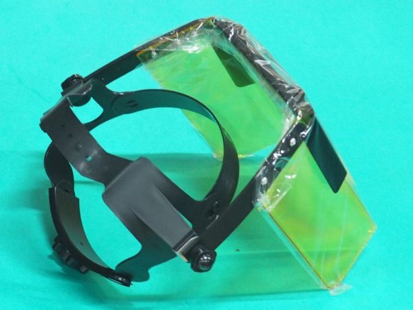 画像2: ＳＵＺＵＫＩＤ 防災面 黄 遮光プレート付 P-597 [161-8412] (2)