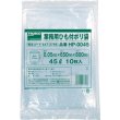 画像1: TRUSCO 業務用ひも付きポリ袋0.05×45L 10枚入 HP-0045 [447-3795] (1)