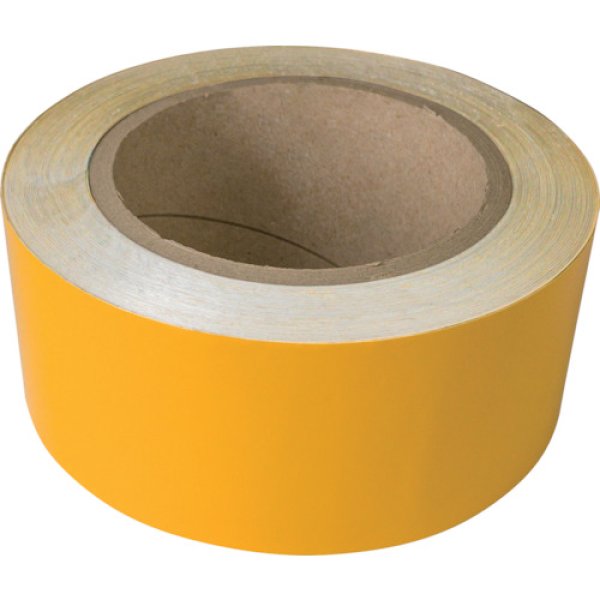 画像4: TRUSCO 強粘着・高耐久ラインテープ（屋内／屋外兼用）黄 幅50mm×長さ20m TLTO-5020Y [563-0174] (4)