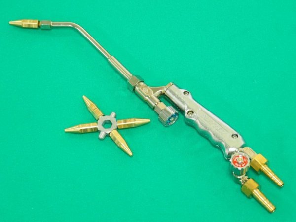 画像2: グリッター小型溶接器 (火口5本付) B形0号アセチレン用 千代田精機  (2)