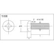 画像2: TRUSCO ナベ頭小ねじ 三価白 全ネジ M4×10 143本入 B701-0410 [285-4422] (2)