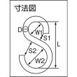 画像4: TRUSCO Ｓカン ステンレス製 3.0mm 10個入 TSC-3 [274-9670] (4)