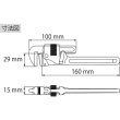 画像2: エビ 強力型パイプレンチ 200mm PW200 [125-0337] (2)