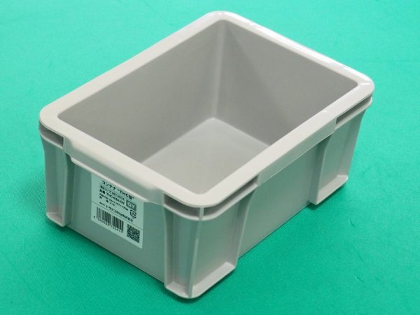 画像2: TRUSCO THC型コンテナ 有効内寸197×129×96 グレー THC-03A-GY [207-4015] (2)