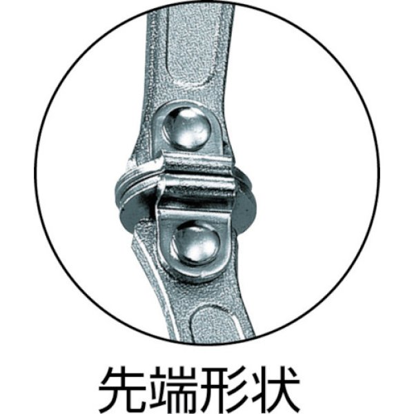 画像3: エビ バイスプライヤー C型(皿付) 165mm VC150S [372-6584] (3)