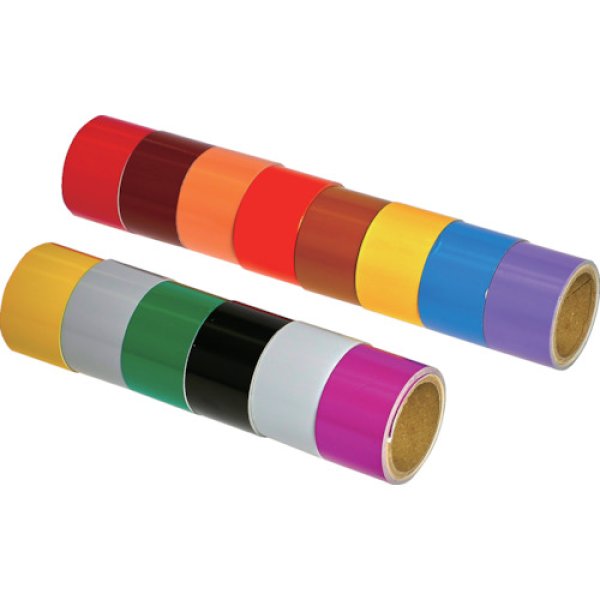 画像4: TRUSCO 配管識別テープ グレー（N6.5) 50mm幅Ｘ１m RAH-520S [383-6729] (4)