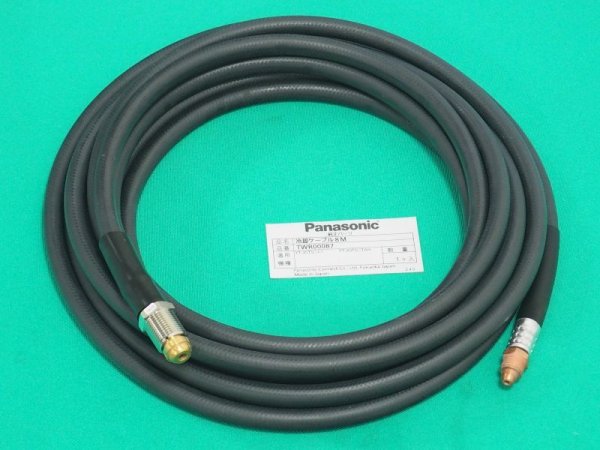 画像1: Panasonic純正 TIGトーチ用 空冷 300A 冷却ケーブル組（パワーケーブル）4m/8m選択 (1)