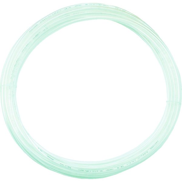 画像1: TRUSCO ポリウレタンチューブ 4X2.5mm 10m巻 透明 TEN-4X2.5-10-TM [231-7451] (1)