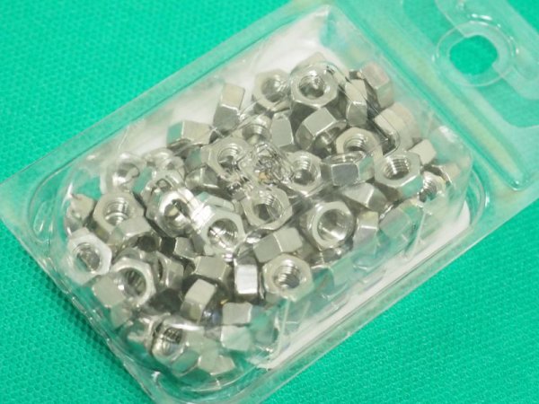 画像4: TRUSCO 六角ナット1種 ステンレス サイズM5×0.8 100個入 B25-0005 [160-7138] (4)