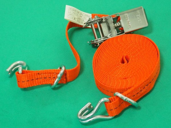 画像6: TRUSCO ベルト荷締機 25mm幅 200kg Jフックタイプ GV25-200 [114-9539] (6)