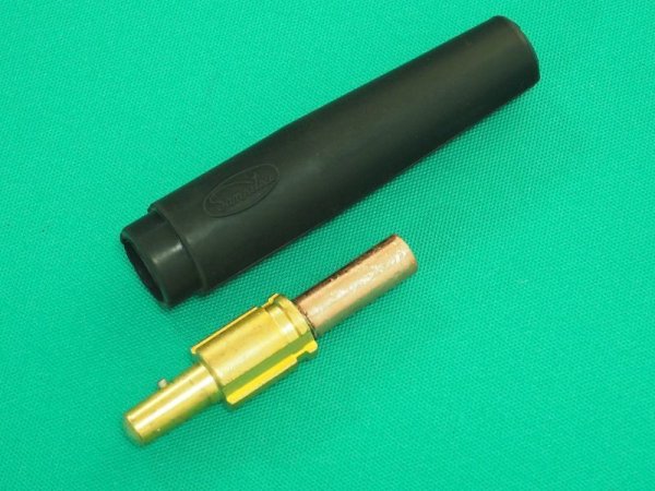 画像2: ケーブルジョィント500A (黒色) JB500 圧着 プラグセット(オス)  38SQ 選択 三立電器 (2)