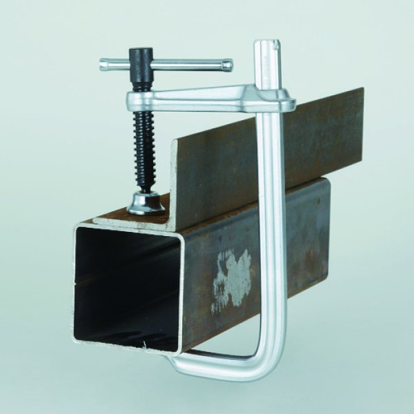 画像4: エビ L型クランプ エビ万力 バーハンドル標準型  150mmｘ101mm BM1510A [125-8971] (4)