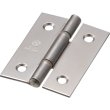 画像2: TRUSCO ステンレス製厚口蝶番 ナイロンリング入 全長51mm (4個入) ST-888NR-51HL [233-5506] (2)