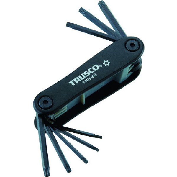 画像1: TRUSCO ヘックスローブレンチセット ナイフ式 TNH8S [366-8983] (1)