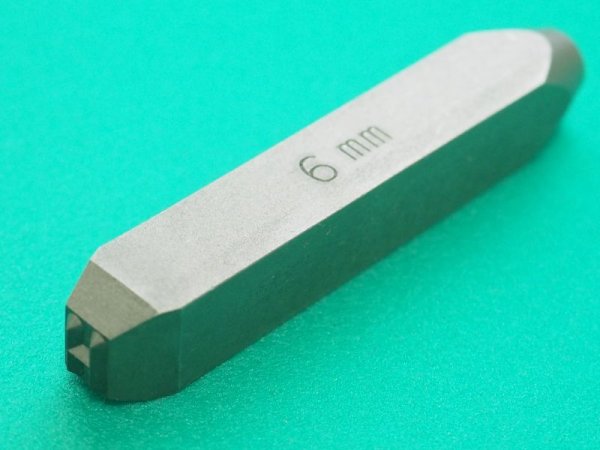画像1: TRUSCO バラ刻印 6mm H SKD-60EH [228-7927] (1)