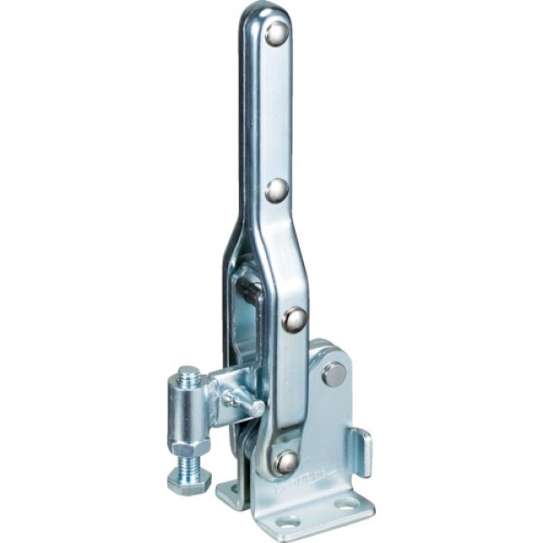 画像1: 下方押え型トグルクランプ（垂直ハンドル式）全長：237mm 締付力：4kN フランジベース TPB44F [434-8761] スーパーツール (1)