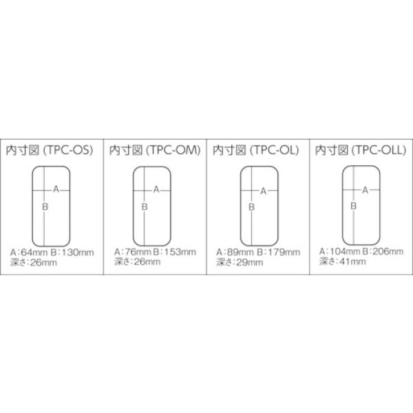 画像4: TRUSCO パーツケース 161x91x31 TPC-OM [299-7142] (4)