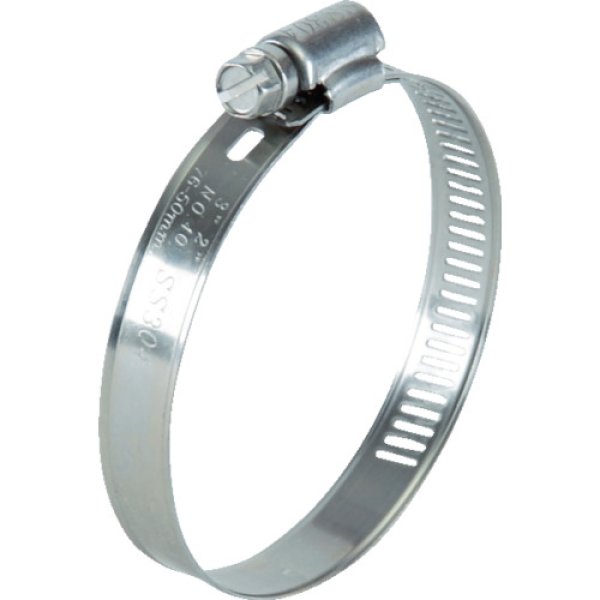 画像1: TRUSCO ホースバンド オールSUS 普及 10個入 12.7×Φ70mm TA13-70 [818-6904] (1)