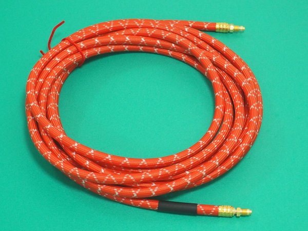 画像4: ウェルドクラフト 空冷用パワーケーブル 赤 ブレードホース 57Y03RC 150A-7.6m (4)