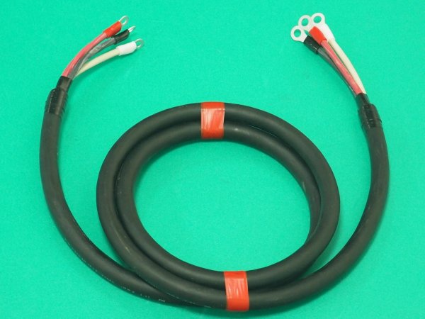 画像3: 電源ケーブル 2CT3×8(3芯-8mm2 端子 R8-S5/R8-5付) 2m (3)