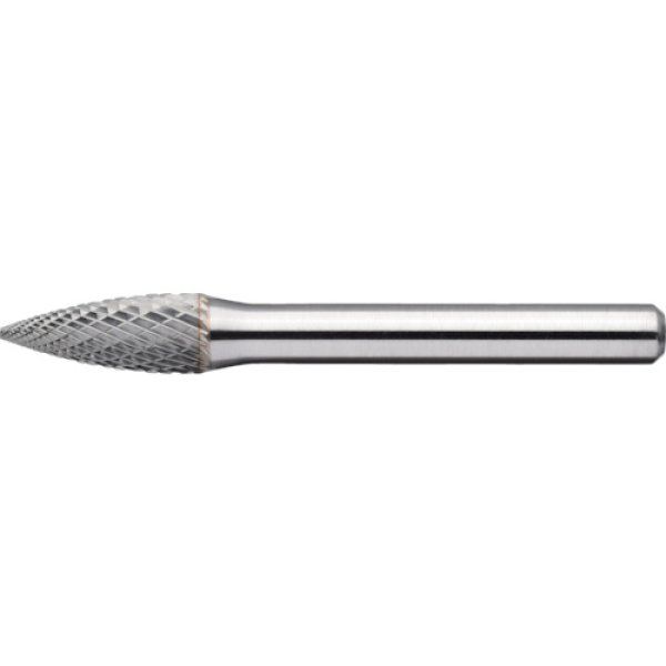 画像1: MRA 超硬バー Cシリーズ 形状：トンガリ（クロスカット) 刃長19mm CB4C102 [144-8064] 欠品中 (1)