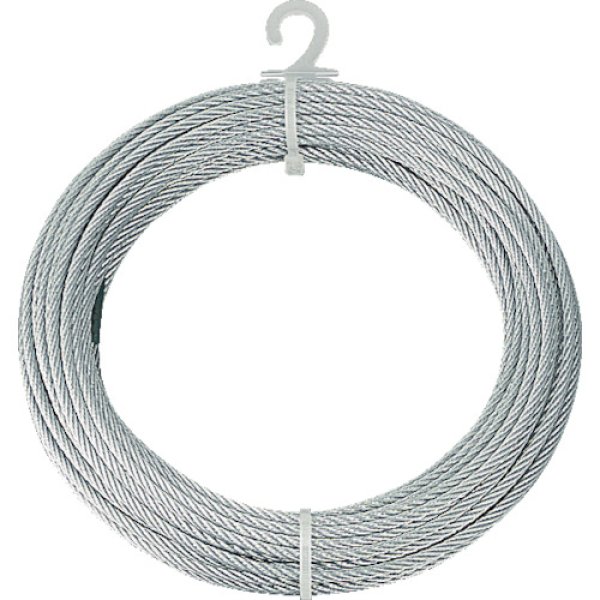 画像1: TRUSCO メッキ付ワイヤーロープ Φ4mmX200m CWM-4S200 [489-0973] (1)