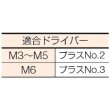 画像4: TRUSCO ナベ頭座金組込ねじ P=4 クロメート M4×6 100本入 (ばね座金+JIS小形ワッシャー付き) B51-0406 [212-7229] (4)