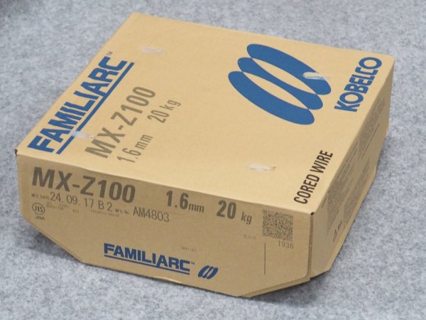 画像2: 高溶着で低スパッタが特長 MX-Z100 1.6mm-20kg 神戸製鋼所 (2)