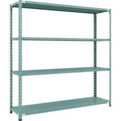 TRUSCO CB型セミボルトレス軽量棚 1200X450XH1800 5段 グリーン CB