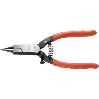 TRUSCO スナップリングプライヤー 軸用 Φ1.0 直爪51型 51-1A [111-3917