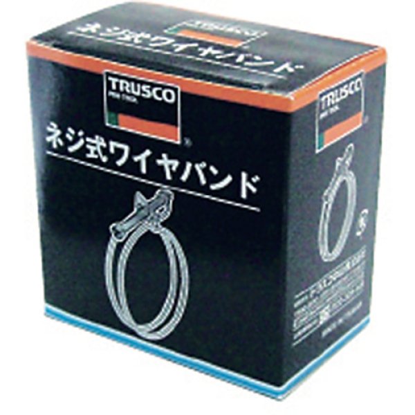 画像3: TRUSCO ネジ式ワイヤバンド 締付径61〜67mm (10個入) TWB-67 [256-2626]  (3)