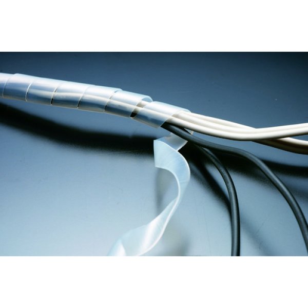 画像5: TRUSCO スパイラルチューブ 10m 結束径Φ6.0〜30.0 白 TSP8W [254-1424] (5)