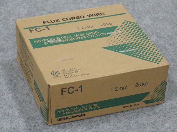 画像2: マグ材料(フラックス入りワイヤ)  FC-1  1.2mm-20kg 日鉄溶接工業 (2)