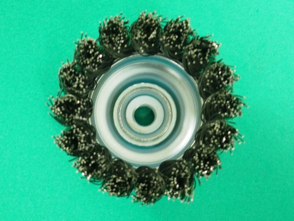 画像3: サンパワー ステンレスヒネリカップブラシ (SUS304) CN-25  太陽商会 (3)