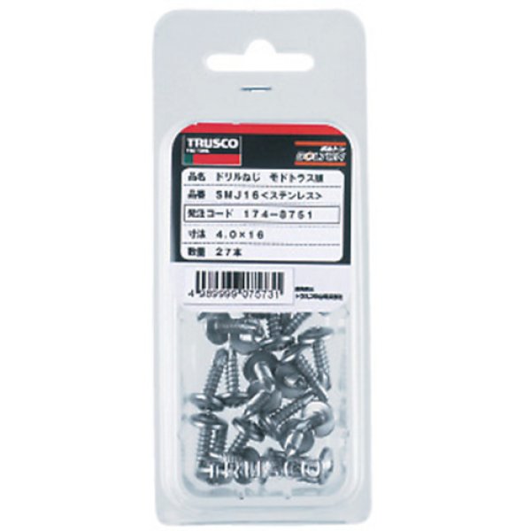 画像6: TRUSCO ドリルねじ モドトラス M4×16 27本入 SMJ-16 [174-8751] (6)