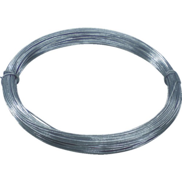 画像1: TRUSCO スチール針金 小巻タイプ #26 線径0.45mmX15m 溶融亜鉛メッキ TYWS-045 [759-3031] (1)