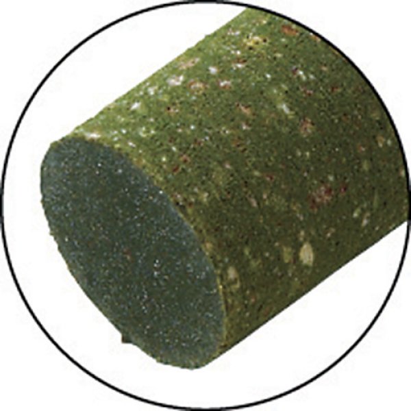 画像2: TRUSCO ゴム軸付砥石 Φ15X幅20X軸6 #120 5本入 MI-1215M [374-9771] (2)