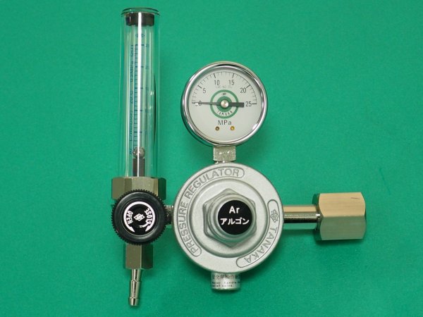 画像1: 流量25L/min アルゴンガス圧力調整器 V-F22AR 日酸TANAKA (1)