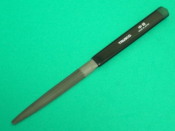 画像1: TRUSCO 組ヤスリ 半丸 中目 5本セット 全長215mm(5本組サイズ) THA005-02  [151-4831] (1)