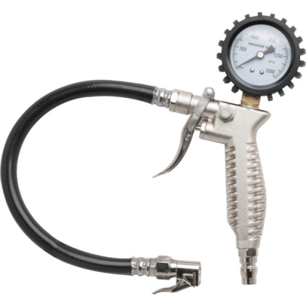 画像2: TRUSCO タイヤゲージ ガンタイプ 1400kPあ 米式バルブタイプ THBG30B [435-7502] (2)