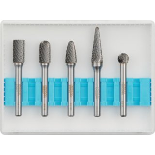 TRUSCO 超硬バーセットCシリーズ 軸6mm 刃径9.5mm 10本セット