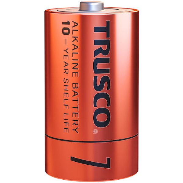 画像2: TRUSCO アルカリ乾電池 10年 単1(２本入) TLR20GPL-2S [394-2338] (2)