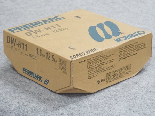 画像2: 硬化肉盛用フラックスワイヤ DW-H11  1.6mm-12.5kg 神戸製鋼所 (2)