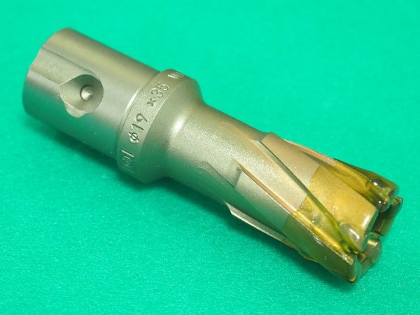 画像1: ミヤナガ 磁気ボール盤カッター デルタゴンメタルボーラー350A φ19.0 DLMB35A19 (1)