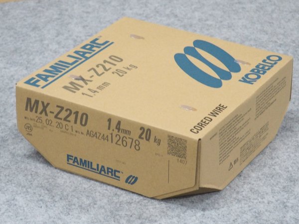 画像1: すみ肉用フラックス入りワイヤ MX-Z200 1.4mm-20kg 神戸製鋼所 (1)