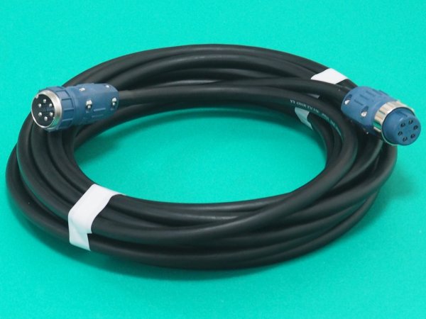 画像1: 半自動溶接機用 延長用 6芯 制御ケーブル のみ ESC075-6-Xm (1)